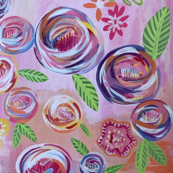 “Sunshine” Painting Original on Canvas - Picture 6 of 11